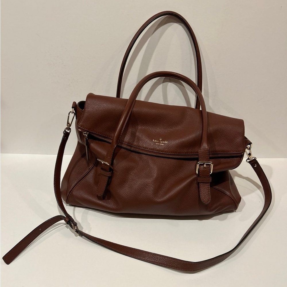 Kate Spade Cobble Hill Saddle Leather Weekender